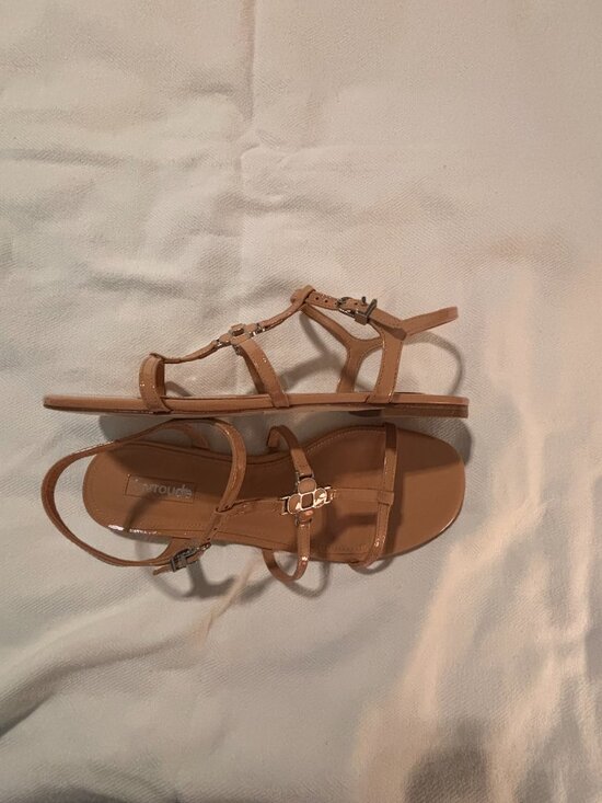 Larroude Hana Strappy Sandals In White - 70% Off | Editorialist Larroudé Hana Strappy Sandals
